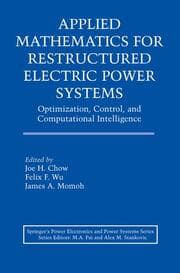 Cover von Applied Mathematics for Restructured Electric Power Systems
