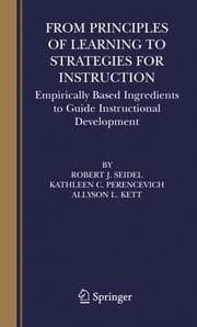 Cover von From Principles of Learning to Strategies for Instruction