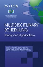 Cover von Multidisciplinary Scheduling: Theory and Applications