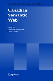 Cover von Canadian Semantic Web