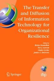 Cover von The Transfer and Diffusion of Information Technology for Organizational Resilience