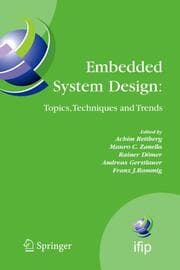Cover von Embedded System Design: Topics, Techniques and Trends