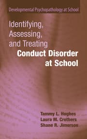 Cover von Identifying, Assessing, and Treating Conduct Disorder at School