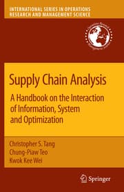 Cover von Supply Chain Analysis