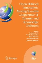 Cover von Open IT-Based Innovation: Moving Towards Cooperative IT Transfer and Knowledge Diffusion