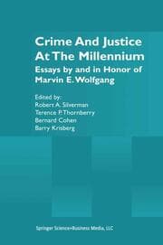 Cover von Crime and Justice at the Millennium
