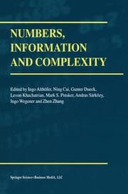 Cover von Numbers, Information and Complexity