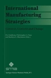 Cover von International Manufacturing Strategies