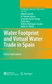 Cover von Water Footprint and Virtual Water Trade in Spain