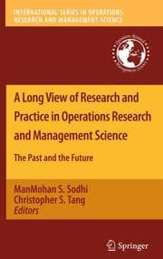 Cover von A Long View of Research and Practice in Operations Research and Management Science