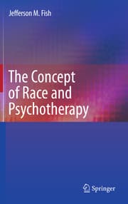 Cover von The Concept of Race and Psychotherapy