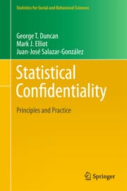 Cover von Statistical Confidentiality