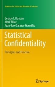 Cover von Statistical Confidentiality