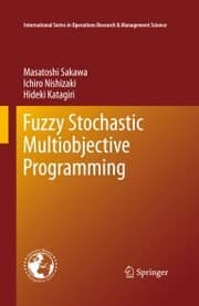 Cover von Fuzzy Stochastic Multiobjective Programming