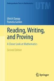 Cover von Reading, Writing, and Proving