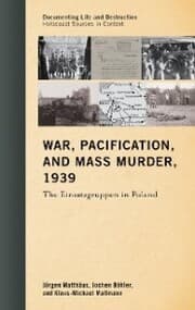 Cover von War, Pacification, and Mass Murder, 1939