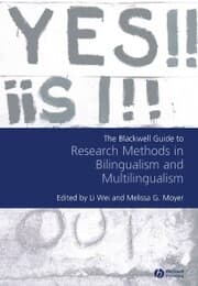 Cover von The Blackwell Guide to Research Methods in Bilingualism and Multilingualism