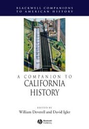 Cover von A Companion to California History