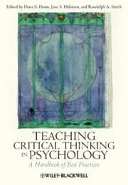 Cover von Teaching Critical Thinking in Psychology