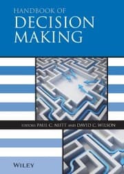 Cover von Handbook of Decision Making