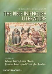 Cover von The Blackwell Companion to the Bible in English Literature