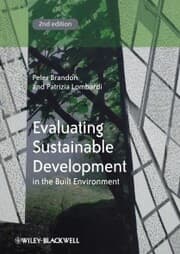 Cover von Evaluating Sustainable Development in the Built Environment