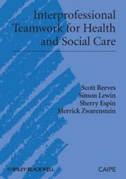 Cover von Interprofessional Teamwork for Health and Social Care