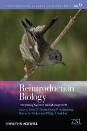 Cover von Reintroduction Biology