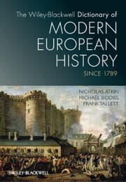 Cover von The Wiley-Blackwell Dictionary of Modern European History Since 1789