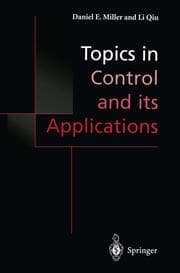 Cover von Topics in Control and its Applications