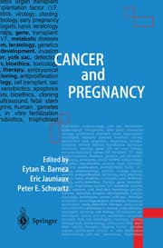 Cover von Cancer and Pregnancy