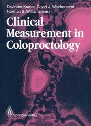 Cover von Clinical Measurement in Coloproctology