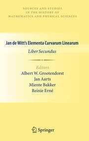 Cover von Jan de Witts Elementa Curvarum Linearum