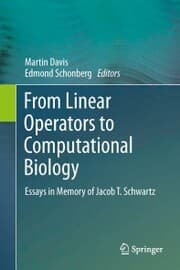 Cover von From Linear Operators to Computational Biology