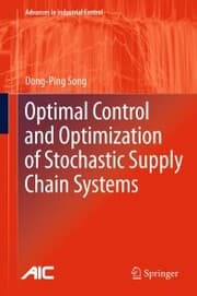 Cover von Optimal Control and Optimization of Stochastic Supply Chain Systems