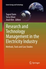 Cover von Research and Technology Management in the Electricity Industry