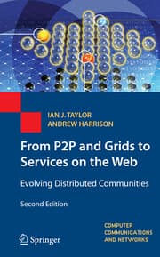Cover von From P2P and Grids to Services on the Web
