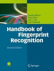 Cover von Handbook of Fingerprint Recognition