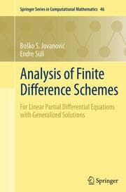 Cover von Analysis of Finite Difference Schemes