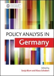 Cover von Policy Analysis in Germany