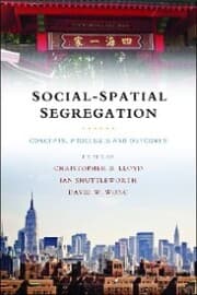 Cover von Social-Spatial Segregation