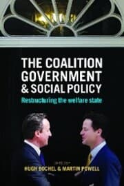 Cover von The Coalition Government and Social Policy