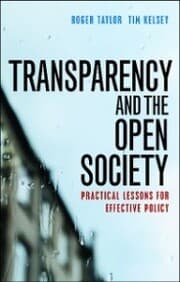Cover von Transparency and the Open Society