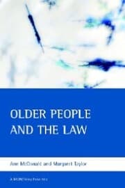 Cover von Older people and the law