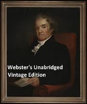 Cover von Webster's Unabridged Vintage Edition