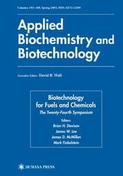 Cover von Biotechnology for Fuels and Chemicals