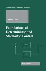 Cover von Foundations of Deterministic and Stochastic Control