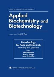 Cover von Biotechnology for Fuels and Chemicals