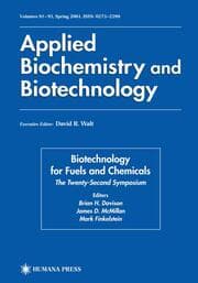 Cover von Twenty-Second Symposium on Biotechnology for Fuels and Chemicals