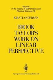 Cover von Brook Taylors Work on Linear Perspective